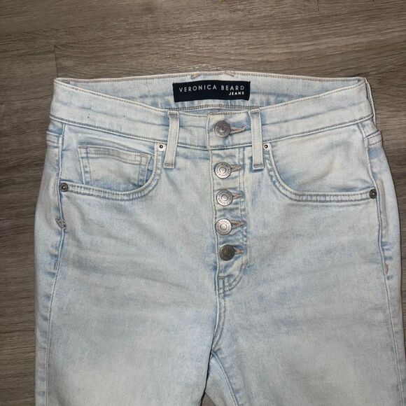 Veronica Beard high rise Debbie skinny jeans in Everest - Picture 3 of 6